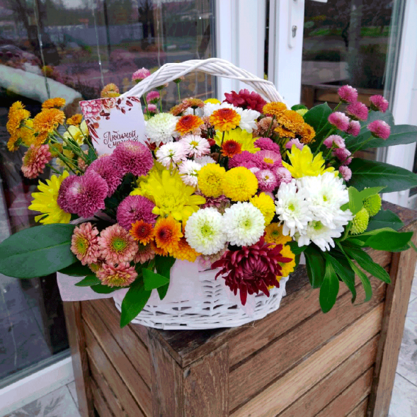 Композиция в корзине &quot;Чудесное мгновение&quot; в Красногвардейском