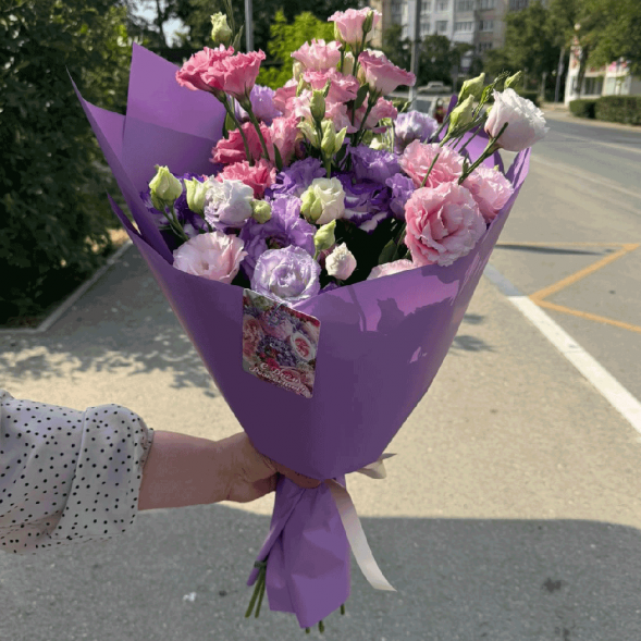 Букет 7 эустом в Красногвардейском