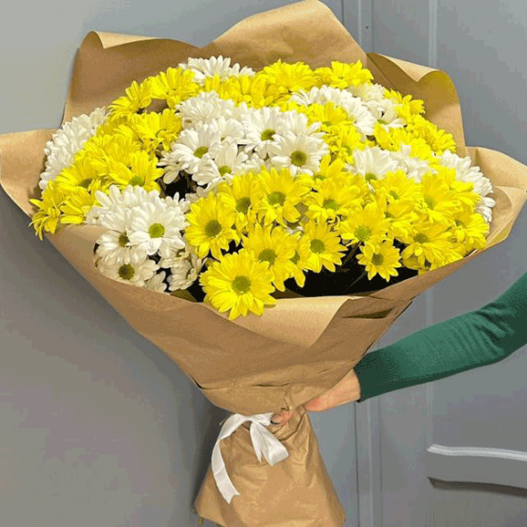Букет 11 хризантем в Красногвардейском