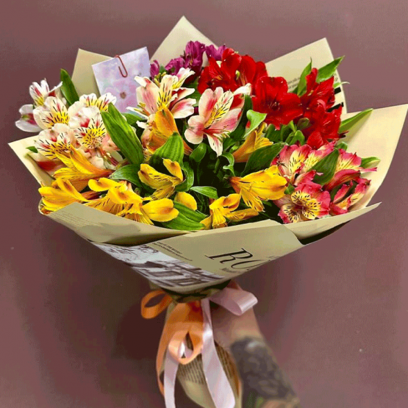 Букет 11 альстромерий в Красногвардейском