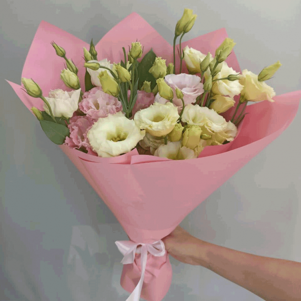 Букет 7 нежных эустом в Красногвардейском