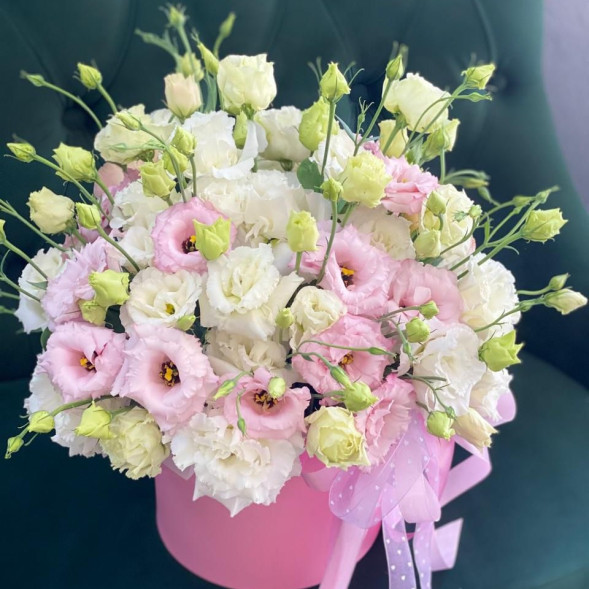 Композиция из эустом Нежное прикосновение в Красногвардейском