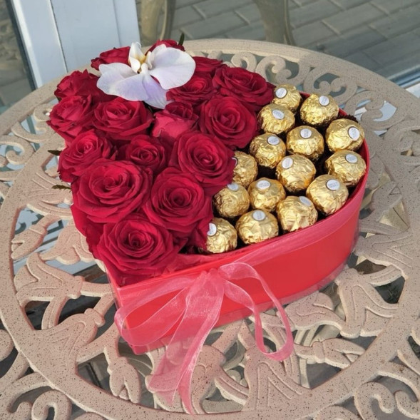 Букет Огненная страсть в Красногвардейском